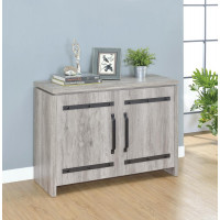Coaster Furniture 950785 2-door Accent Cabinet Grey Driftwood